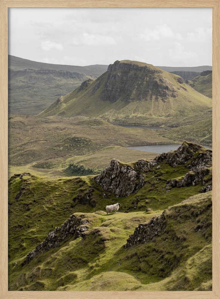 Quiraing Landscape on Scotland's Isle of Skye Poster