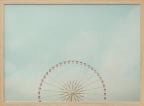 Paris Wheel Poster