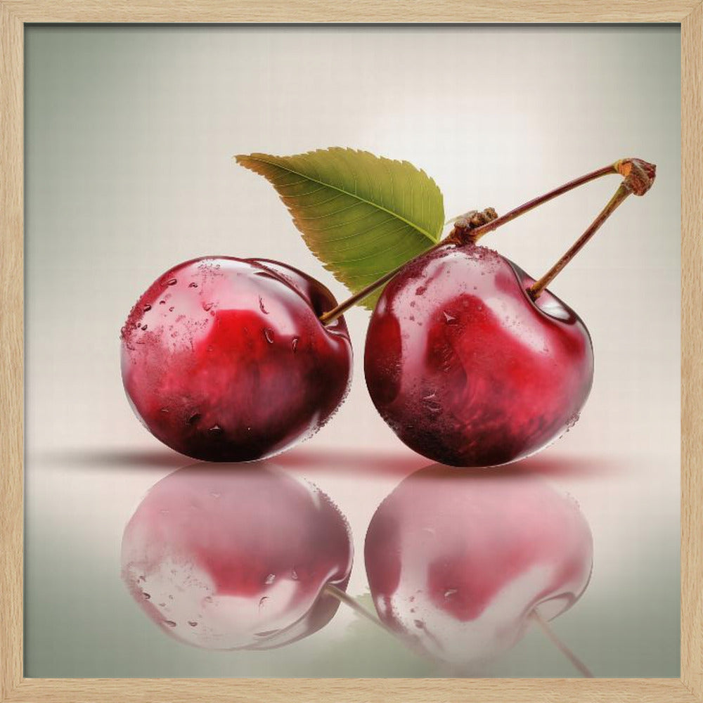 Two Cherries Poster