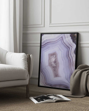 Purple Agate Poster