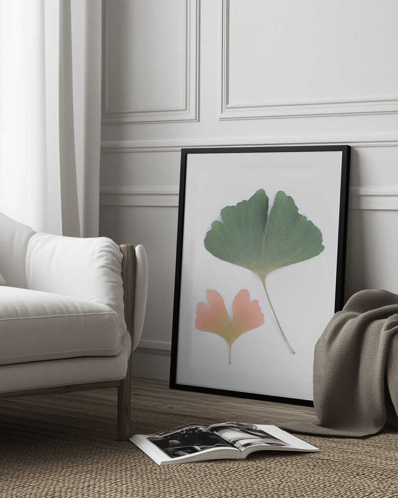 Pastel Ginkgo Poster
