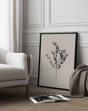 Inky Botanical Poster