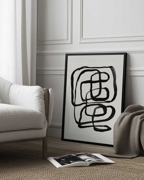 Abstract Lines I Poster