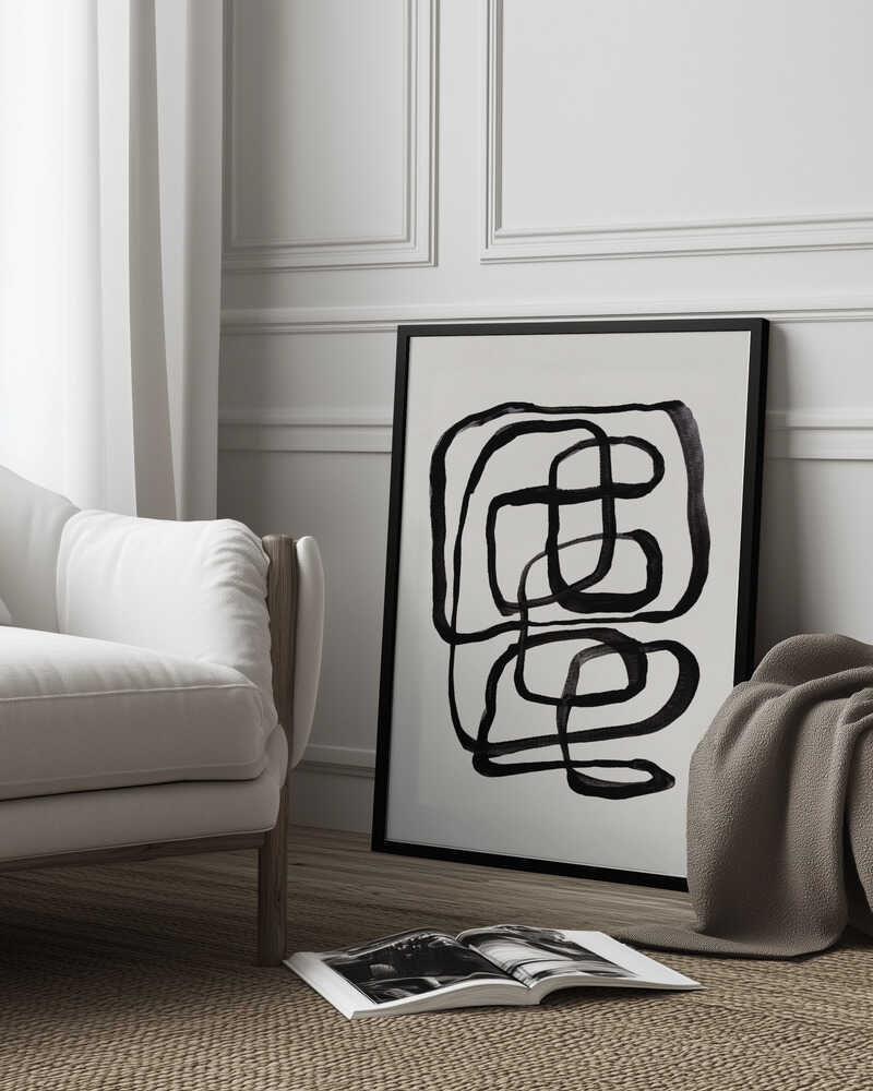 Abstract Lines I Poster