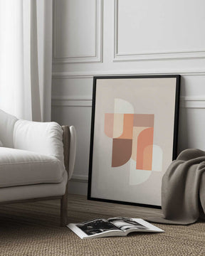 Retro Geometric III Poster