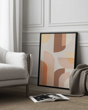 Retro Geometric Poster