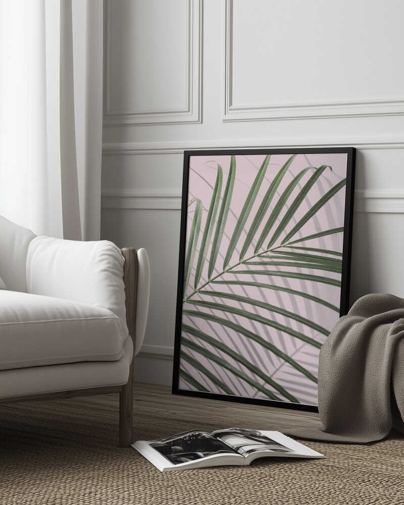 Palm Leaf Shadow Poster
