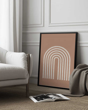 Rainbow lines Poster