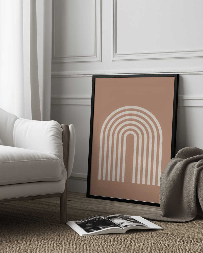 Rainbow lines Poster