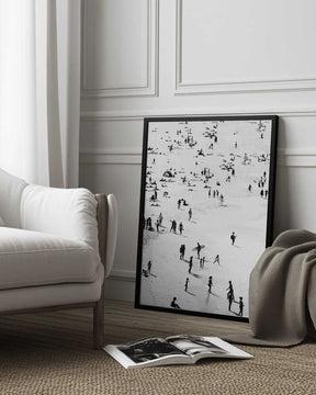 Beach Silhouettes Poster