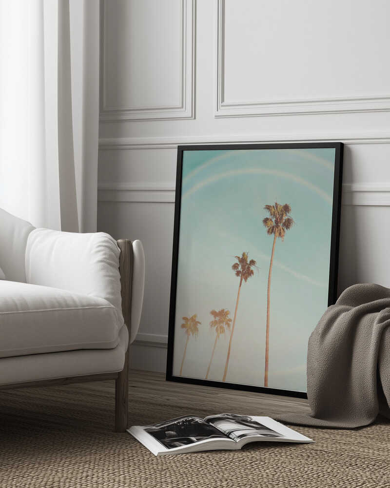 Sunny Cali Palm Tree Poster
