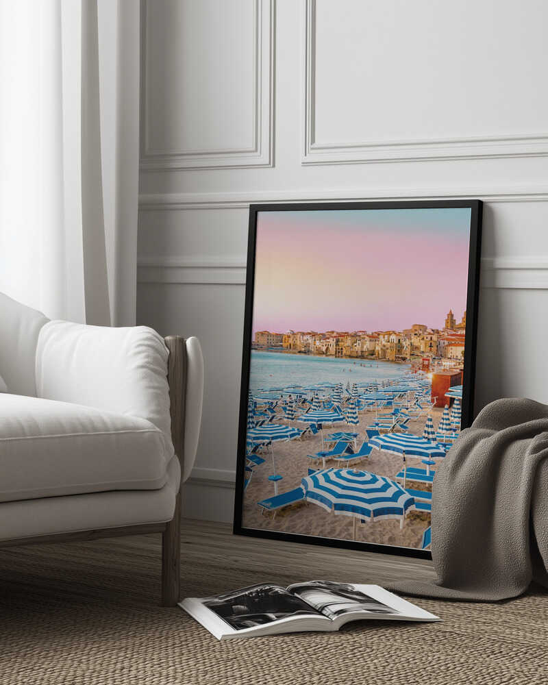 Cefalu Beach Poster