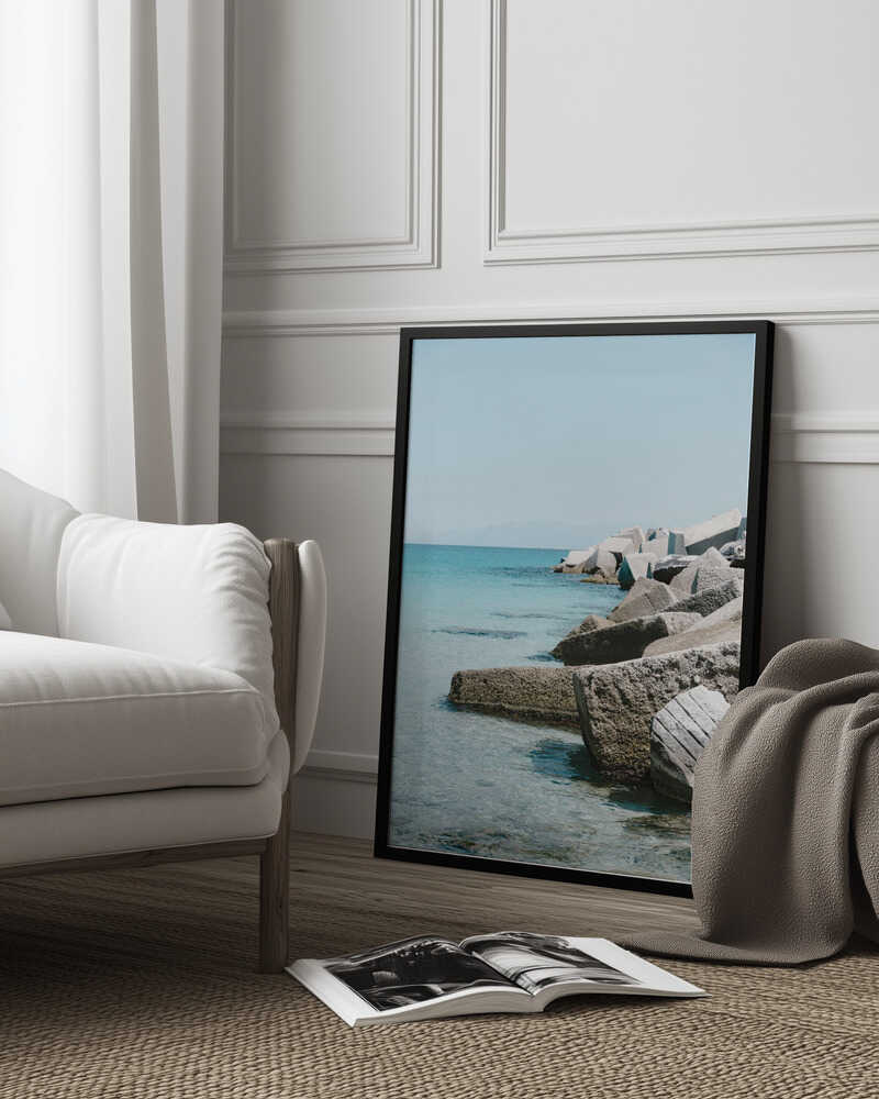 Rocks at the Coast Poster