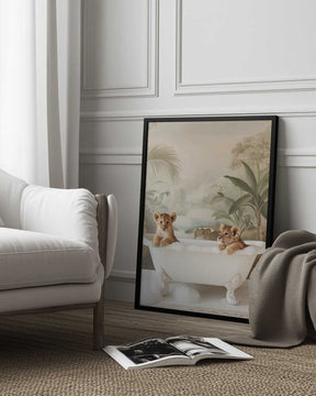 Jungle Lion Soak Poster