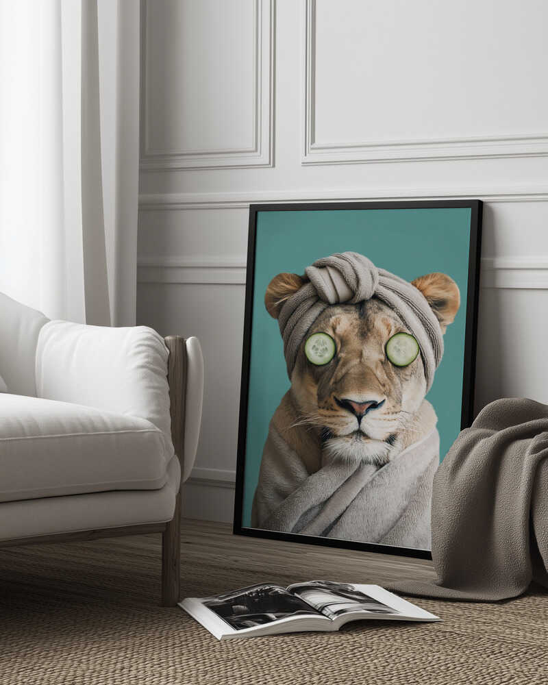 Luxury Lioness Poster
