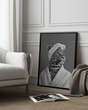 Lady Leopard Spa Day Poster