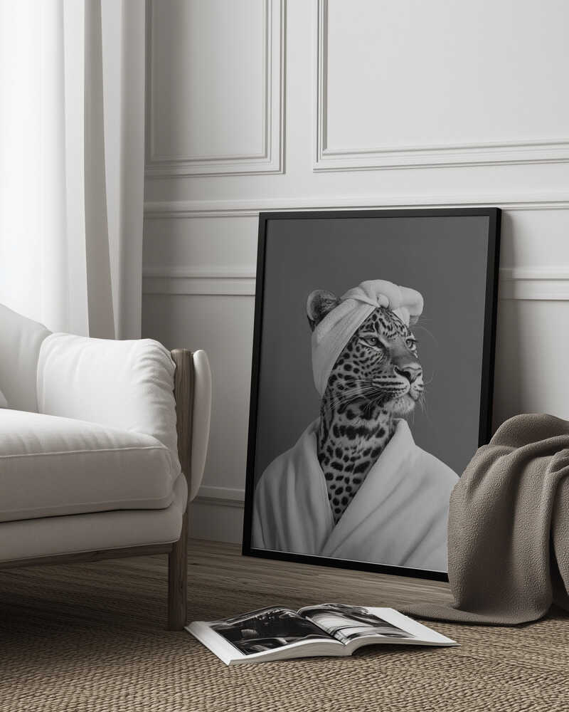 Lady Leopard Spa Day Poster