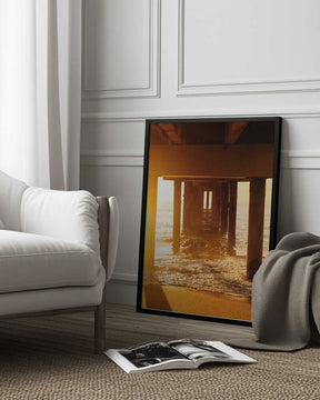 Golden Pier Pathway Poster