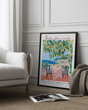 Eat Well Amalfi Poster