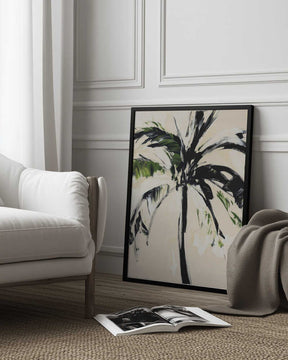 Abstract Palm Tree Poster
