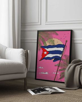 The Cuban Flag Poster