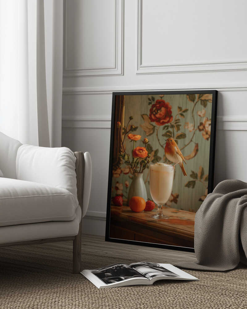 Strawberry Smoothie Serenade Poster