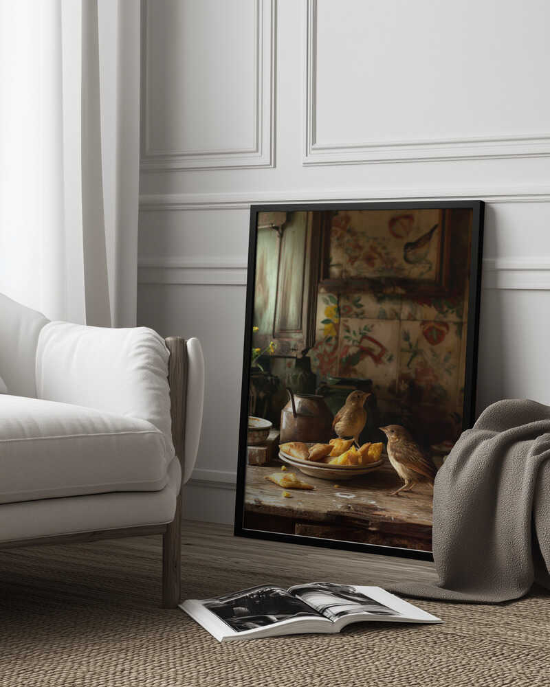 Golden Crumb Delight Poster