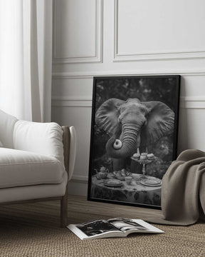 Elephant’s Doughnut Delight Poster