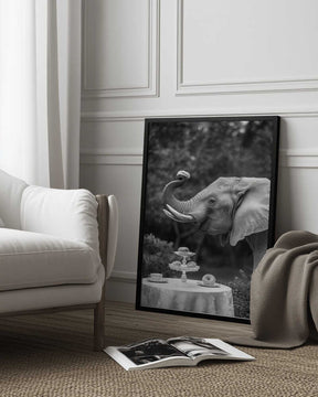Elephant’s Afternoon Tea Poster