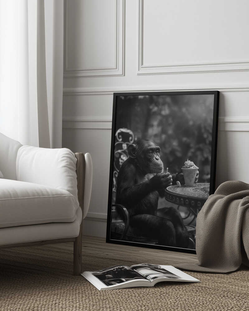 Chimp’s Ice Cream Break Poster