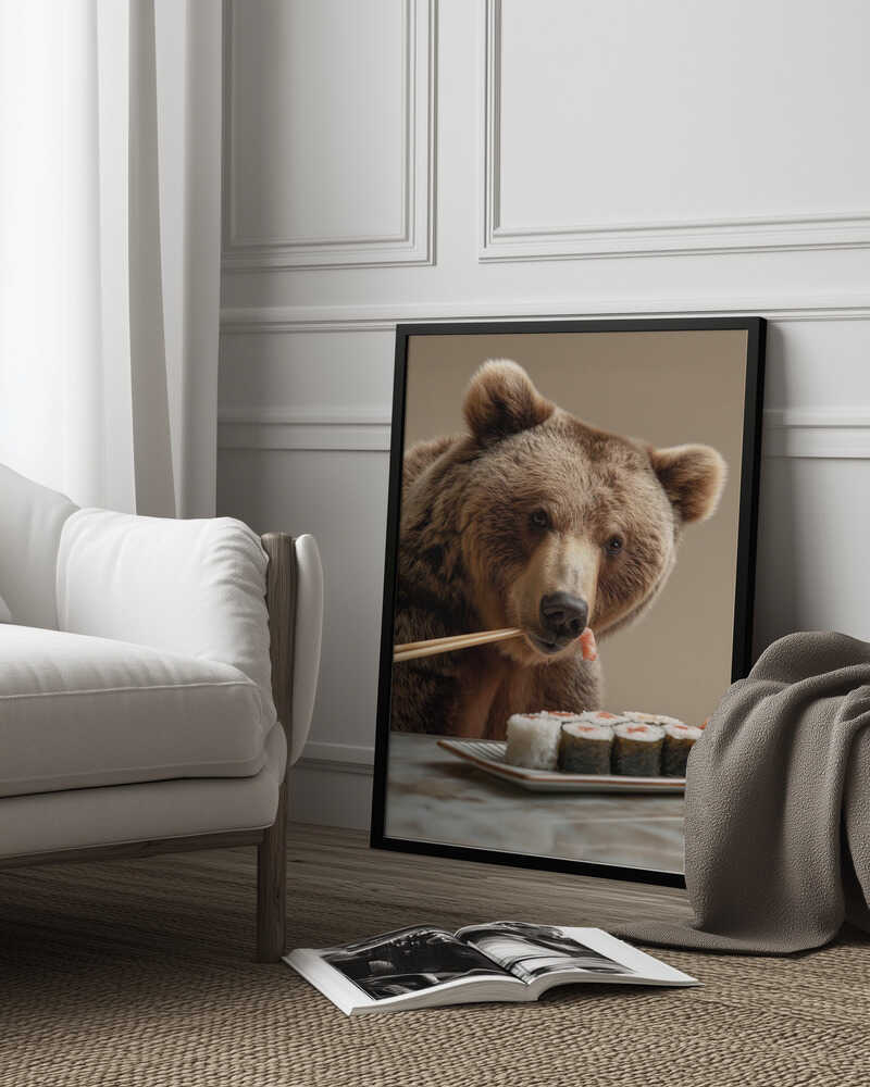 Bear’s Sushi Bite Poster