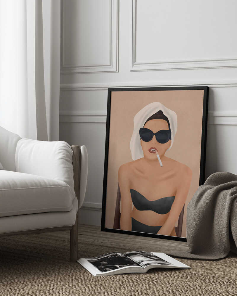 Morning Cigarette Poster