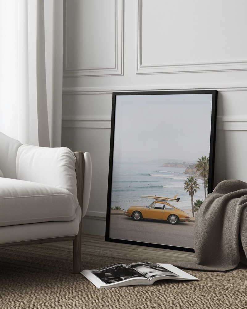 Porsche Coast Poster