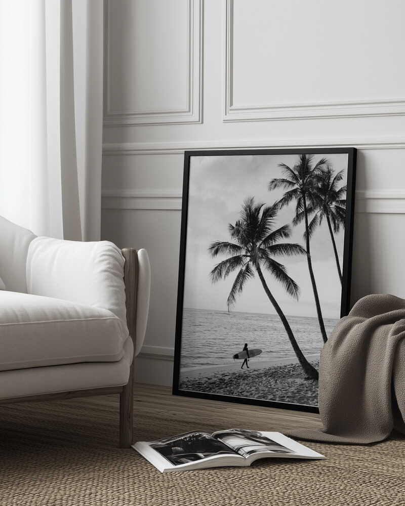 Surfer Walk Poster