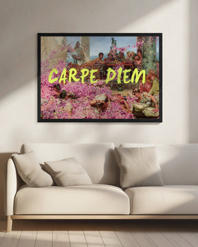 Neon Carpe Diem Poster