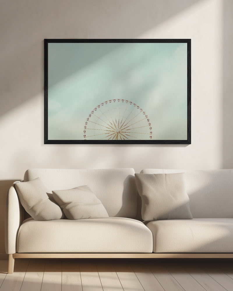 Paris Wheel Poster