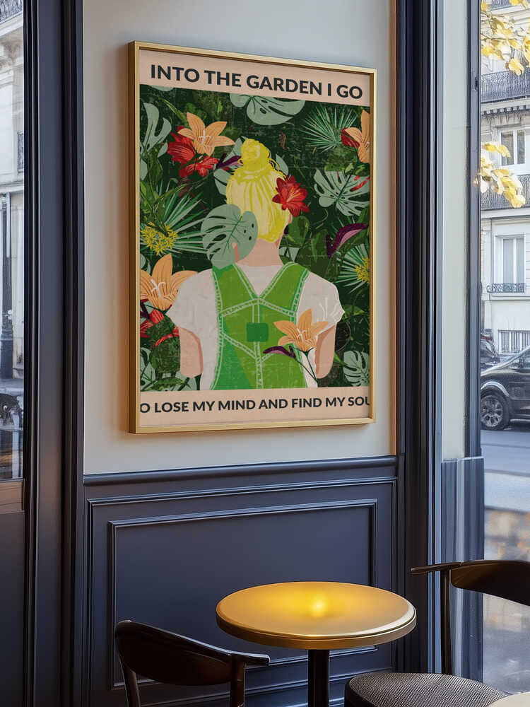 Into the Garden (blonde) Poster