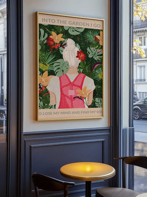 Into the Garden (grey) Poster