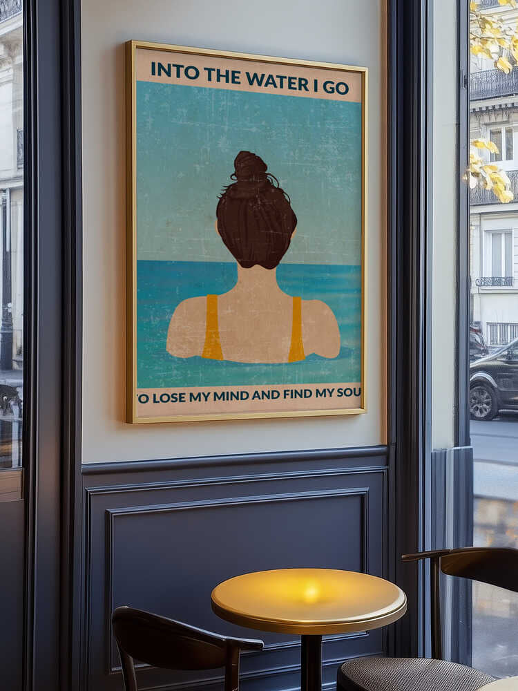Into the Water (brunette) Poster