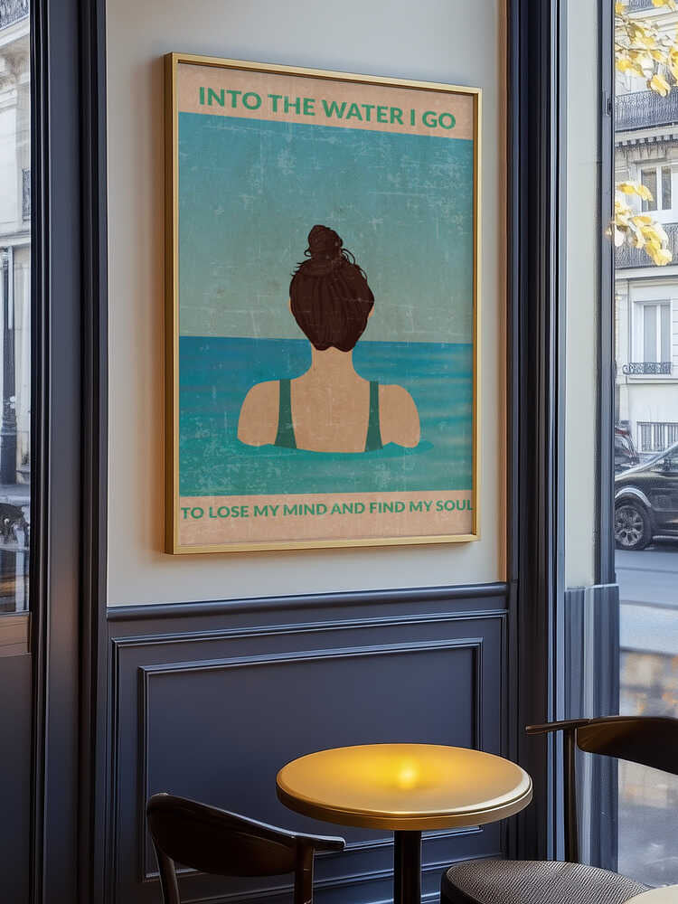 Into the Water Standard Wall Art Poster