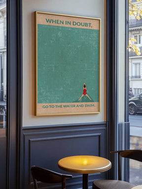 Open Water Standard Wall Art Poster