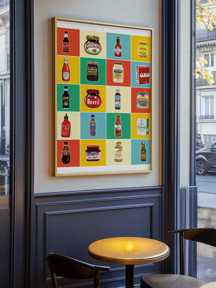 Taxonomy of Condiments Poster