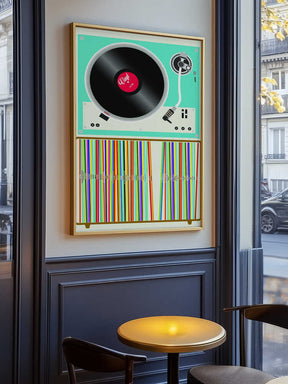 Vinyl Stack Poster