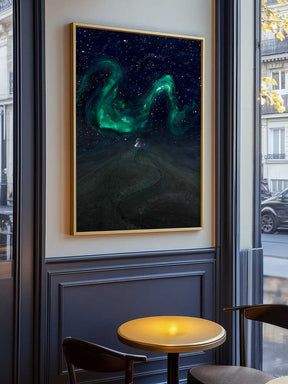 Under the Northern lights Poster