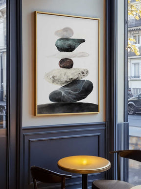 Stones from the beach Poster
