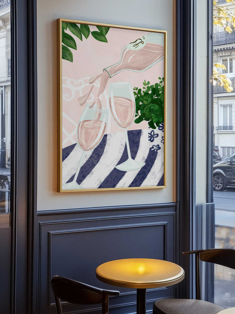 Sparkling rosé Poster