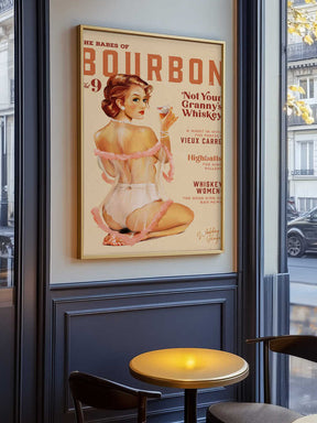 Babes of Bourbon Vol 9 Vintage Whiskey Pinup Poster