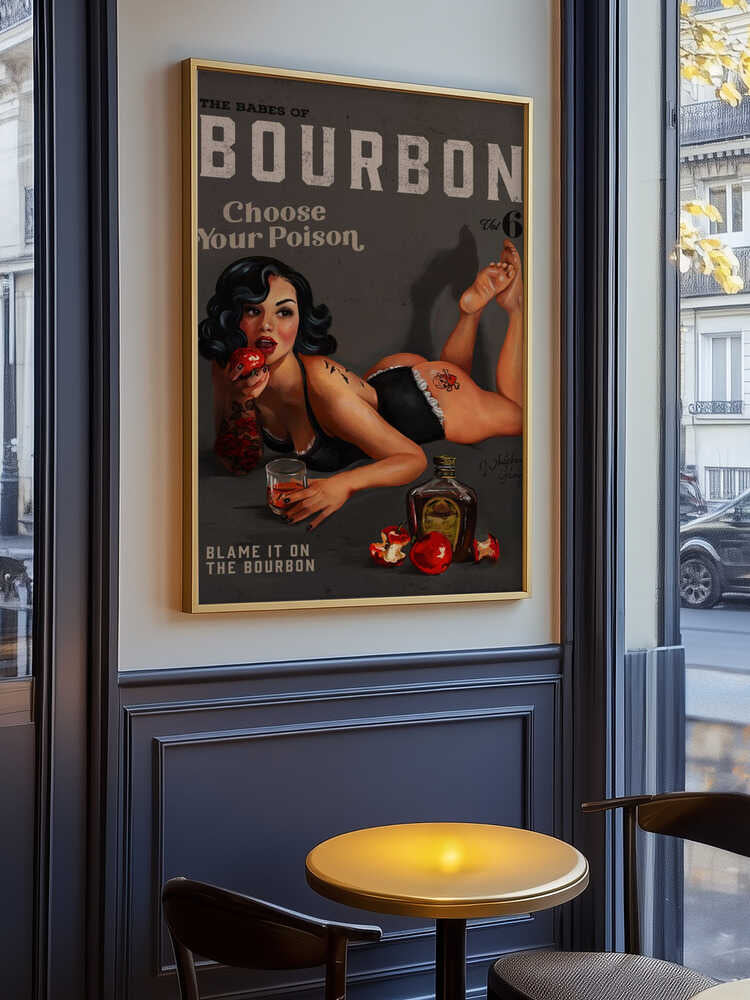 Babes of Bourbon Vol 6 Choose Your Poison Sexy Pinup Poster