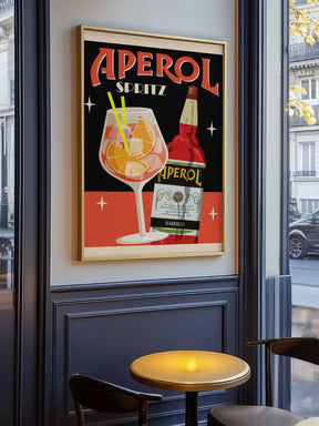 Aperol Spritz_Black Poster