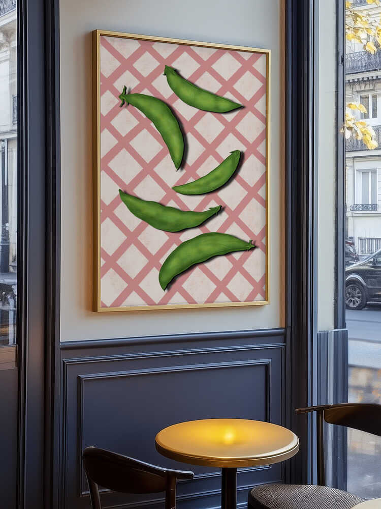 Sugar snap peas Poster